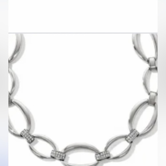 Brighton silver necklace with etching. With toggle clasp. - Picture 9 of 11